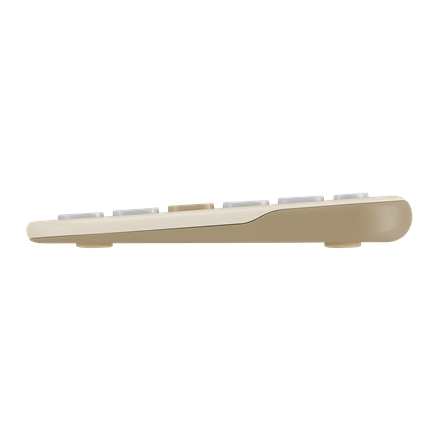 Asus Marshmallow KW100 | Keyboard | Wireless | US International | Oat Milk
