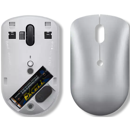 Lenovo | Compact Mouse | 540 | Wireless | Red optical sensor | 2.4 GHz via USB-C | Cloud Grey | 1 year(s)