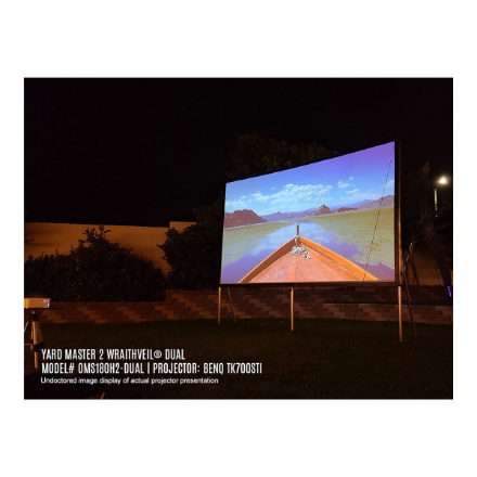 Elite Screens | Yard Master 2 Mobile Outdoor screen CineWhite | OMS100H2 | Diagonal 100 " | 16:9 | Viewable screen width (W) 222 cm