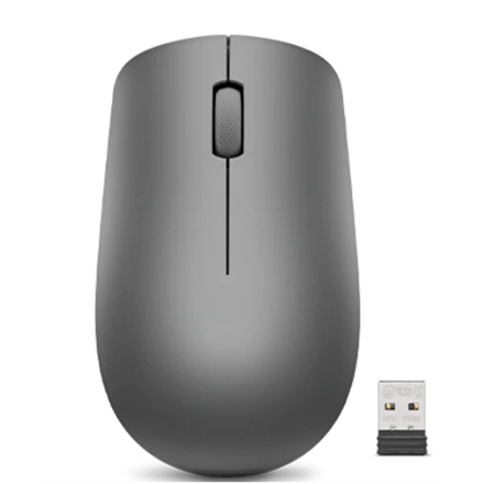 Lenovo | Wireless Mouse | 530 | Wireless | Wireless mouse | 2.4 GHz Wireless via Nano USB | Graphite