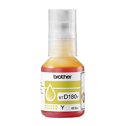Brother BTD180Y | Ink refill | Yellow
