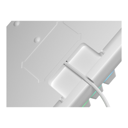 Genesis | THOR 303 | Mechanical Gaming Keyboard | Wired | US | Outemu Peach Silent | White
