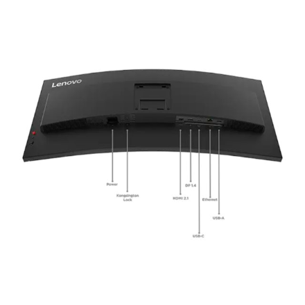 Lenovo | ThinkVision | T34WD-40 | 34 " | VA | 21:9 | 120 Hz | 4 ms | 3440 x 1440 pixels | 300 cd/m² | HDMI ports quantity 1 | Eclipse black | Warranty 36 month(s)