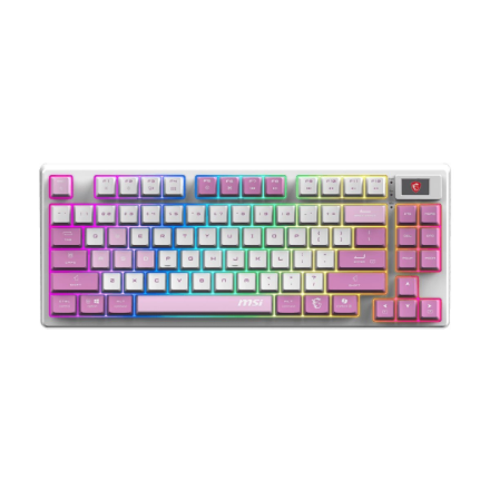 MSI FORGE GK600 TKL WIRELESS VIOLET | Gaming keyboard | Wireless | US | Mechanical Linear