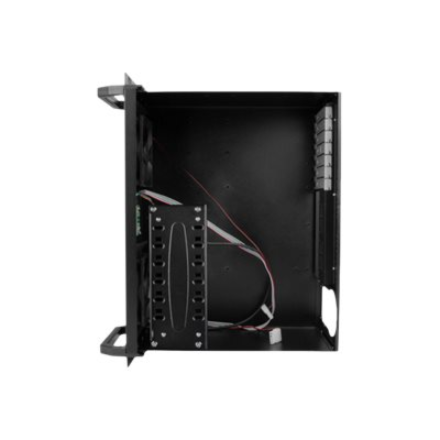 Lanberg | Rackmount server chassis lanberg ATX 350/10 19"/4U | Black