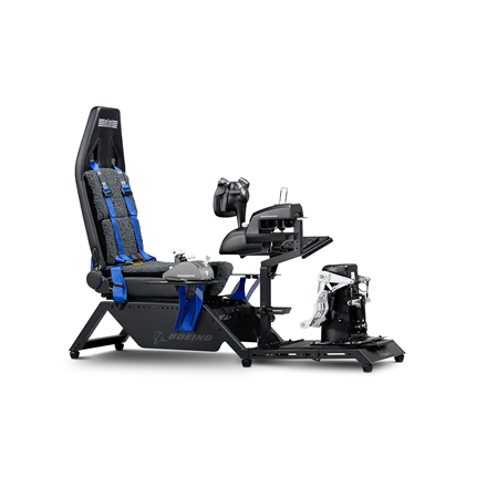 Next Level Racing Boeing Commercial Edition Flight Simulator | Blue highlights