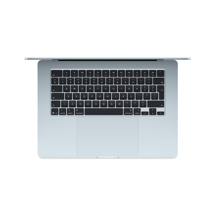 MacBook | Apple Air | Sky Blue | 15 " | 2880 x 1864 pixels | Apple M4 | 16 GB | Solid-state drive capacity 256 GB | Apple M4 chip 10-core CPU/10-core GPU | macOS | 802.11b | Keyboard language Russian | Keyboard backlit