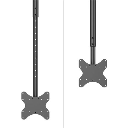Neomounts CL35-340BL12 Monitor/TV mount Ceiling | Adjustable Height, Rotate, Tilt, Swivel | 23-42 " | Maximum weight (capacity) 50 kg | Black