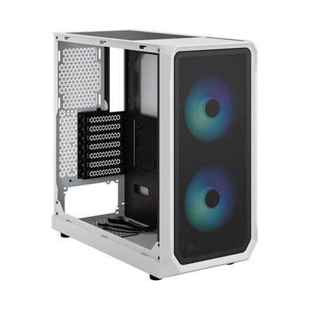 Fractal Design | Focus 2 | Side window | RGB White TG Clear Tint | Midi Tower | ATX