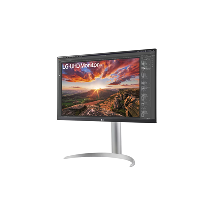LG | 27UP850K-W | 27 " | IPS | UHD | 16:9 | 60 Hz | 5 ms | 3840 x 2160 pixels | 400 cd/m² | HDMI ports quantity 2