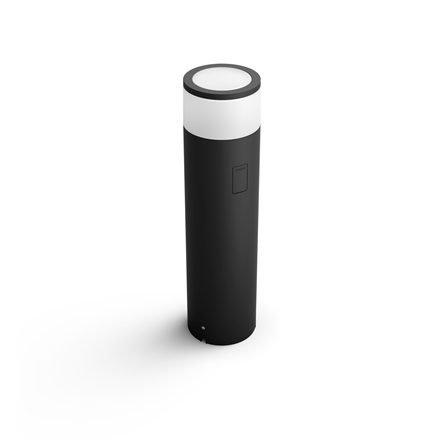 Philips Hue WCA Calla Outdoor Large Bollard, Black | 8 W | 2000-6500 Hue White Colour Ambiance