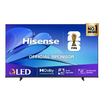 Hisense QLED TV | 85E7Q | 85 | Smart TV | VIDAA Smart | UHD | Black
