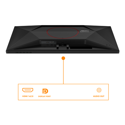 AOC | 27G42E | 27 " | IPS | FHD | 16:9 | 180 Hz | 1 ms | 1920 x 1080 pixels | 300 cd/m² | HDMI ports quantity 1 | Black