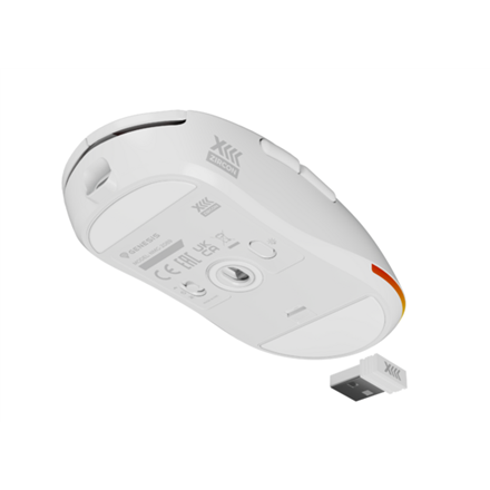 Genesis Zircon XIII Custom | Gaming Mouse | Wireless | 2.4 GHz, USB | White