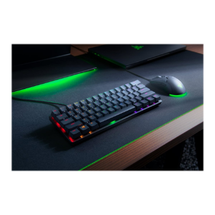 Razer | Huntsman Mini | Gaming keyboard | Wired | RGB LED light | US | Linear Optical RED