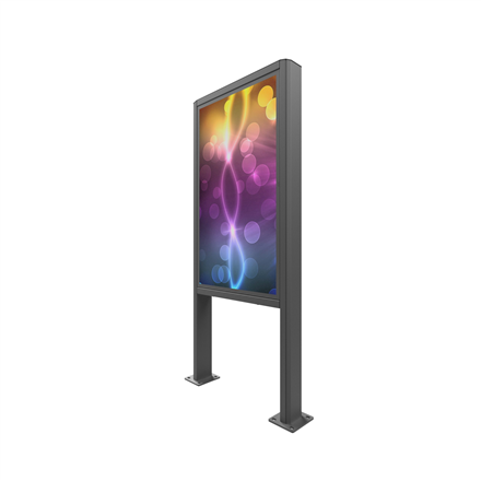 EDBAK | Floor stand | POK101 | 55 " | Maximum weight (capacity) 80 kg | Black