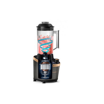 Philips | High Speed Blender with Juicing Function | HR3770/00 Flip&Juice | Tabletop | 1500 W | Jar material Tritan | Jar capacity 2 L | Ice crushing | Black
