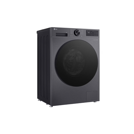LG Washing machine | F2X50S9TBB | Energy efficiency class A | Front loading | Washing capacity 9 kg | 1200 RPM | Depth 48 cm | Width 60 cm | Display | LED | Steam function | Direct drive | Wi-Fi | Matte Black