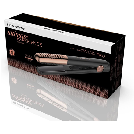 Rowenta Professional Hair Straightener | SF8230F0 | Ceramic heating system | Display LED indicators | Temperature (max) 200 °C | Black/Copper