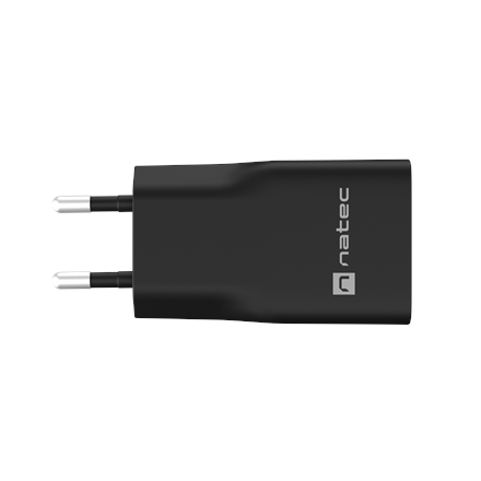 Natec Ribera USB Charger Gan Slim USB 1X USB-A + 1X USB-C 20W | NUC-2377