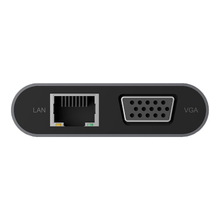 Icy Box IB-DK4040-CPD USB Type-C™ DockingStation with two video interfaces | Raidsonic