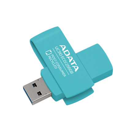 ADATA | USB Flash Drive | UC310 ECO | 256 GB | USB 3.2 Gen1 | Green