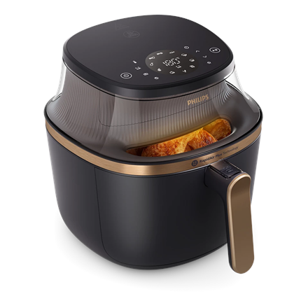 Philips Airfryer | NA322/00 3000 Series | Power 1400 W | Capacity 4.2 L | RapidAir Plus | Black