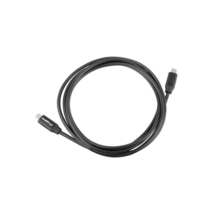 Lanberg USB-C 2.0 Cable, Quick Charge 4.0 | CA-CMCM-40CU-0018-BK | USB Type-C to USB Type-C | 1.8 m