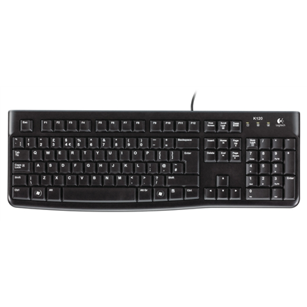 Logitech | K120 | Standard | Wired | EN/LT | Black