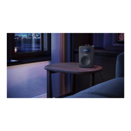 Sharp DR-430(BK) Digital Radio, FM/DAB/DAB+, Bluetooth 5.0, Midnight Black | Sharp | Digital Radio | DR-430(BK) | Bluetooth | Midnight Black