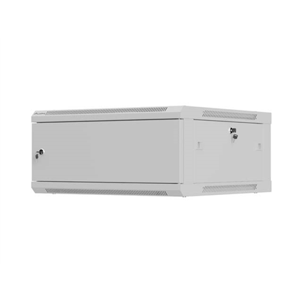 Lanberg Wall mounted installation cabinet 19" 4U 600X600 | WF01-6604-00S | Grey