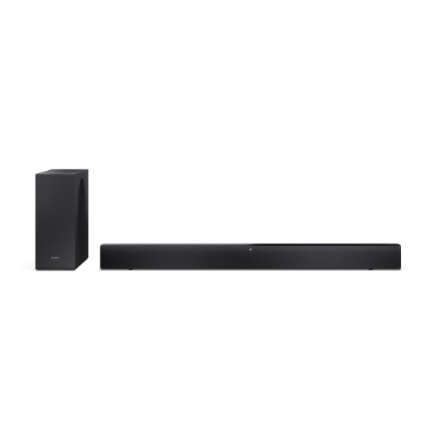 Sharp 2.1 Dolby Atmos/DTS Virtual:X Soundbar with Slim Wireless Subwoofer | HT-SBW310 | 330 W | Bluetooth | Black | Wireless connection