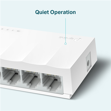 TP-LINK | 5-Port 10/100Mbps Desktop Network Switch | LS1005 | Unmanaged | Desktop | Power supply type External
