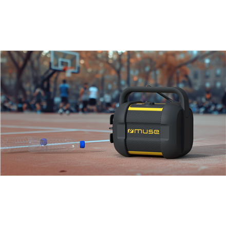 Muse | Jobsite Radio | M-968 BTY | 40 W | Waterproof | Bluetooth | Black/Yellow | NFC features | Portable | Wireless connection
