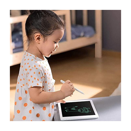 Xiaomi | Mi LCD Writing Tablet | 13.5 " | LCD | Black Board/Green Font | It has no memory - you write one page, then delete it completely with one button; The life of the button battery is about a year when the display is cleared 100 times a day
