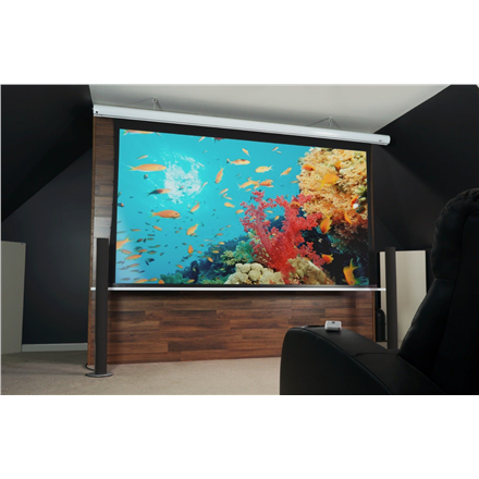 Elite Screens Electric Projection Screen, White | SKT150XHW2 | Diagonal 150 " | 16:9