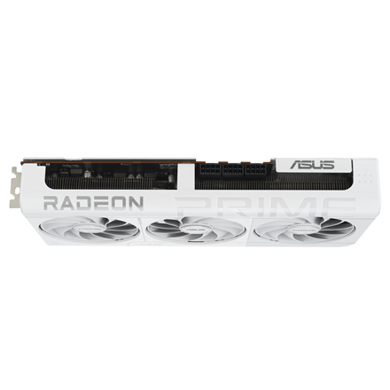 Asus Prime Radeon RX 9070 XT White OC Edition 16GB GDDR6 | AMD | 16 GB | Radeon RX 9070 XT | GDDR6 | HDMI ports quantity 1 | PCI Express 5.0
