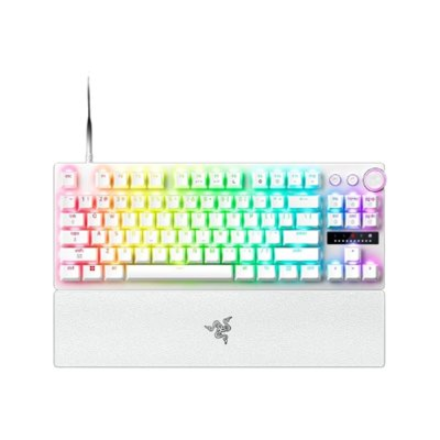Razer Huntsman V3 Pro Tenkeyless 8KHz | Gaming keyboard | Wired | US | Razer Analog Optical Switch Gen-2 | White
