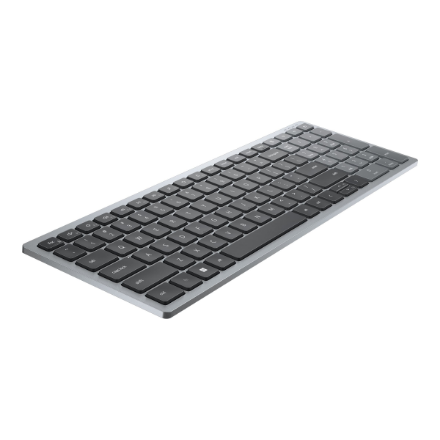 Dell | Keyboard | KB740 | Keyboard | Wireless | Russian | Titan Gray