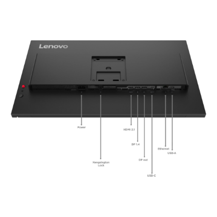 Lenovo | ThinkVision | T27QD-40 | 27 " | IPS | 16:9 | 120 Hz | 4 ms | 2560 x 1440 pixels | 350 cd/m² | HDMI ports quantity 1 | Eclipse black | Warranty 36 month(s)
