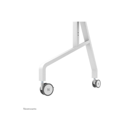 Neomounts Floor stand | FL50-575WH1 TV trolley | Adjustable Height | 65-110 " | Maximum weight (capacity) 125 kg | White
