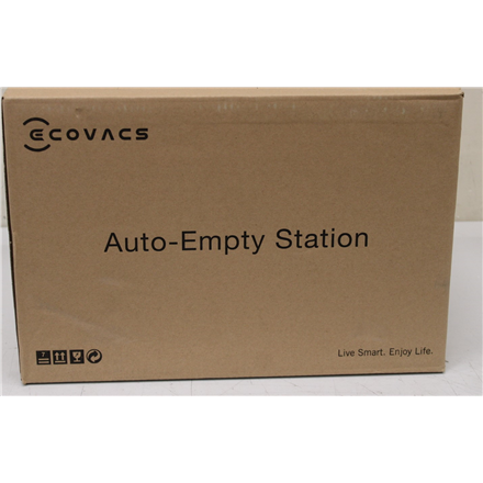 SALE OUT. Ecovacs | Auto-Empty Station in White for OZMO T8 Series and N8/T9 Series incl. 2 dust bags | White | DAMAGED PACKAGING