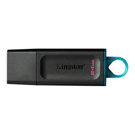 Kingston | DataTraveler Exodia USB Flash Drive | 64 GB | USB 3.2 Gen 1 | Black/Blue
