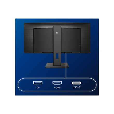 Philips | B Line | 346B1C/00 | 34 " | VA | WQHD | 21:9 | 100 Hz | 5 ms | 3440 x 1440 | 300 cd/m² | HDMI ports quantity 1 | Black | Warranty 36 month(s)