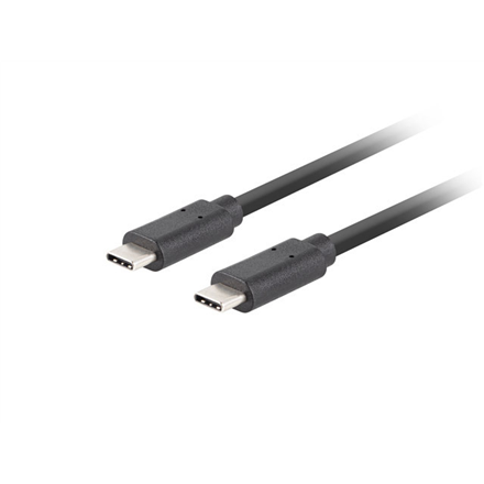 Lanberg | USB-C 3.1 Gen 2 Cable, 10GB/s PD100W, 1.8 m | CA-CMCM-32CU-0018-BK | USB Type-C to USB Type-C
