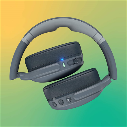 Skullcandy | Wireless Headphones | Crusher Evo | Wireless | Over-Ear | Microphone | Chill Grey | Wireless