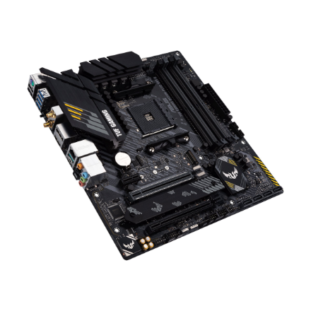 Asus | TUF GAMING B550M-PLUS WIFI II | Processor family AMD | Processor socket AM4 | DDR4 | Memory slots 4 | Chipset  B550 | microATX