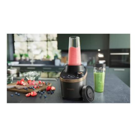 Philips | High Speed Blender with Juicing Function | HR3770/00 Flip&Juice | Tabletop | 1500 W | Jar material Tritan | Jar capacity 2 L | Ice crushing | Black