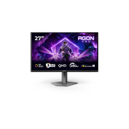 AOC | AG276QZD2 | 26.7 " | OLED | QHD | 16:9 | 240 Hz | 0.03 ms | 2560 x 1440 pixels | 250 cd/m² | HDMI ports quantity 2