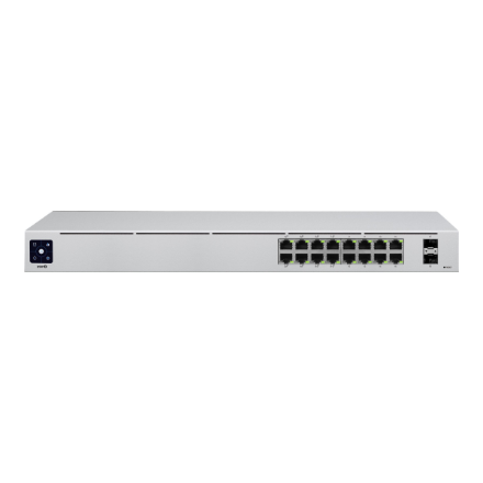Ubiquiti | 16Port Gigabit Switch with PoE and SFP | USW-16-POE | Managed L2 | Rack-mountable/Desktop